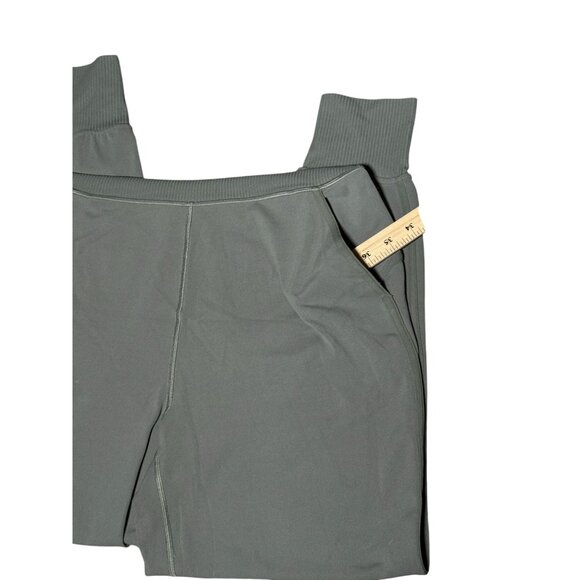 Lululemon 6 Align Super-High-Rise Ribbed-Waist Jogger Green Croos-waist pocket - Picture 10 of 12